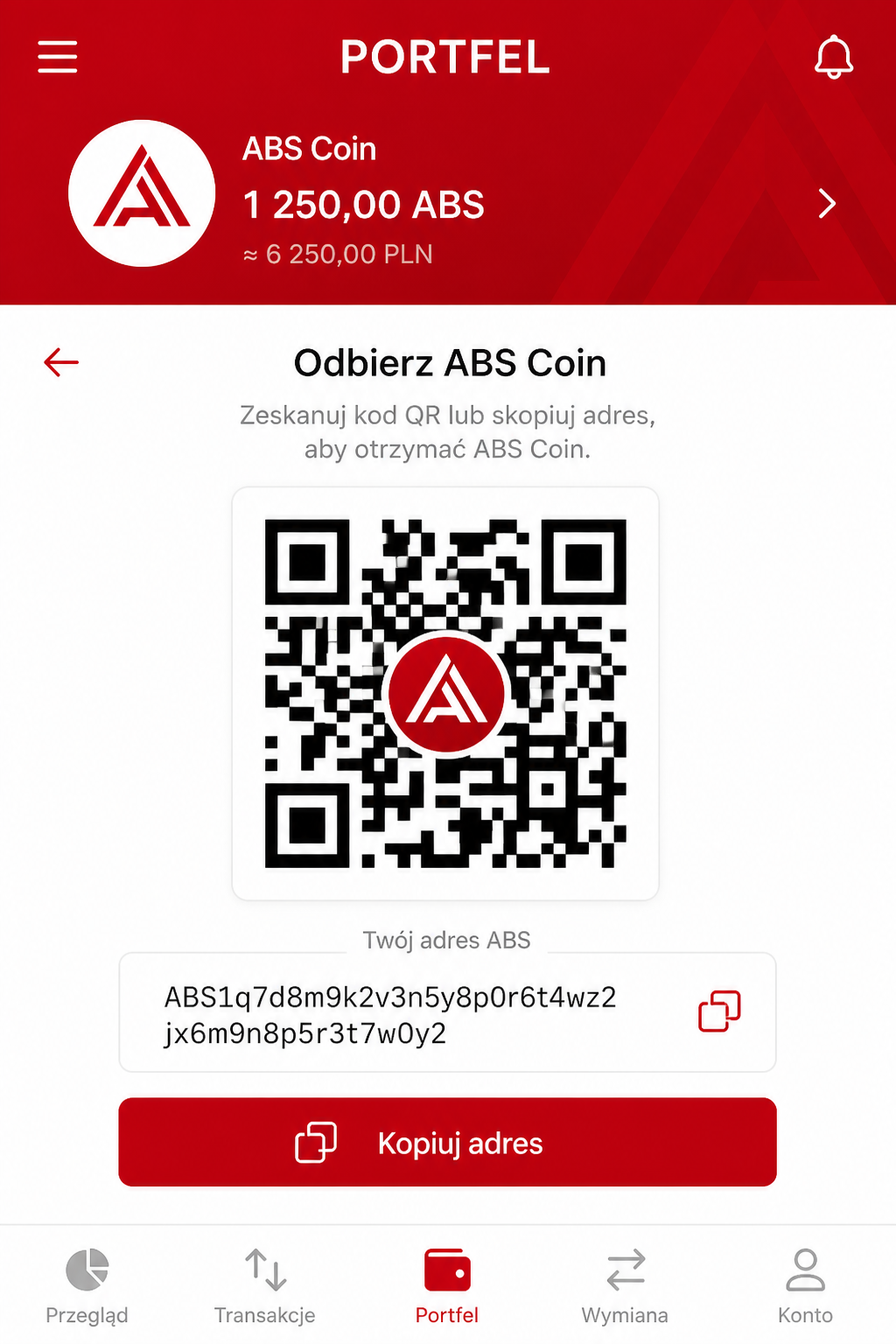 Portfel ABS Coin